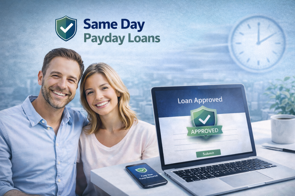 Same Day Payday Loans (2026) – Step-by-Step | Fast Lenders