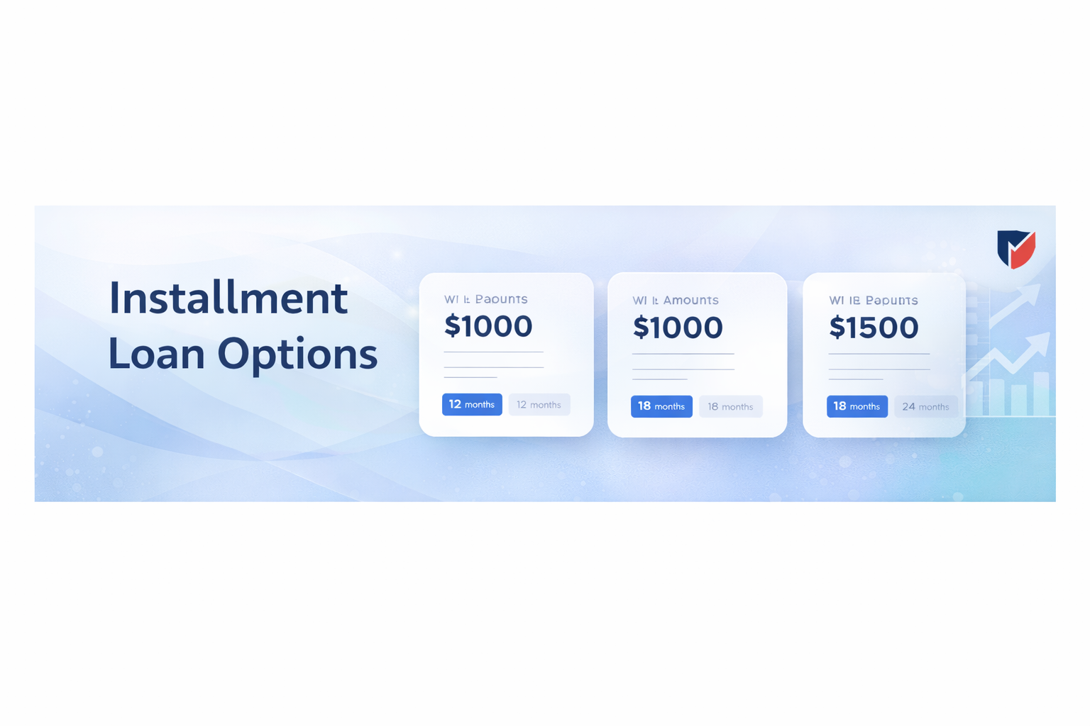 Installment loan options with scheduled payments